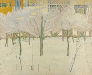 Sigismund Righini: Park im Winter, um 1910, Öl auf Leinwand, Inv.Nr. SR 481. Foto: Reto Pedrini © Stiftung Righini-Fries Zürich