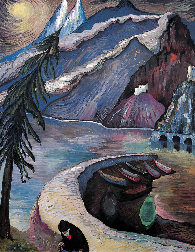 Marianne von Werefkin: Die Verlassenen, 1920 – 1930, Tempera auf Papier auf Karton. © Fondazione Marianne Werefkin Ascona