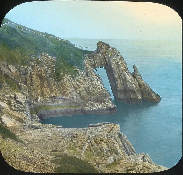 Natural Arch, Torquay, um 1890, Glasplatte. © The Boswell Collection, Bexley Heritage Trust / Mary Evans